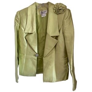 Jovani Jacket Green